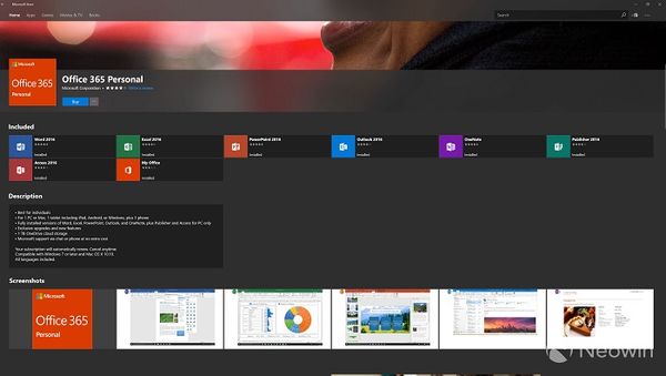 Office 365正式在Microsoft Store上架