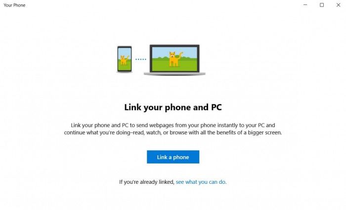 微軟將Your Phone應(yīng)用帶到Windows 10桌面